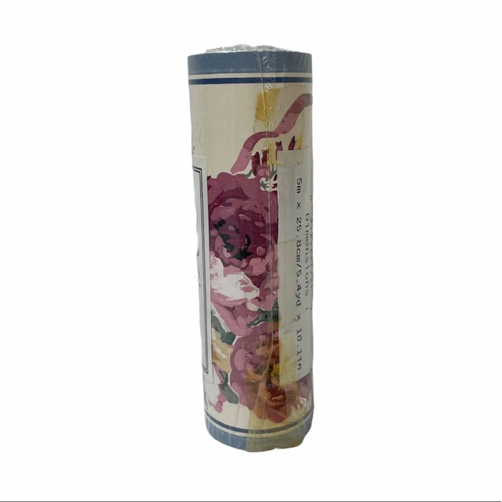 Vintage Wallpaper Wall Border Romantic Flowers Cottage Home Decor 7 Roll Bundle